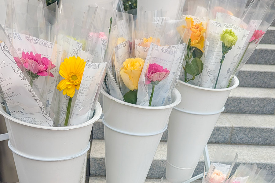 多聞院花まつり_プレゼントの花