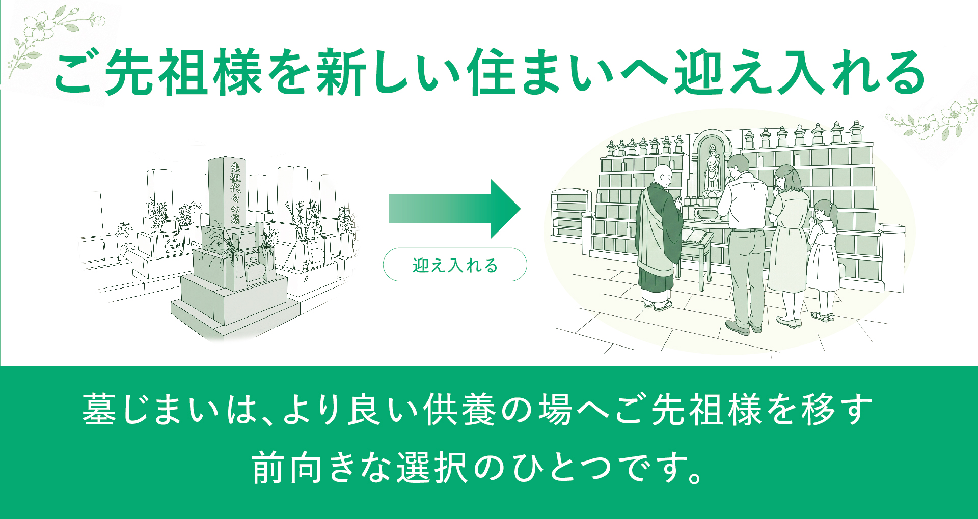 墓じまいの「罪悪感」を払拭。“ご先祖様を迎え入れる”新しい供養の考え方を提唱、全国で対面相談サービスを開始